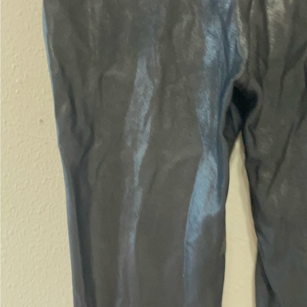 SPANX Black faux leather leggings - Picture 8 of 9